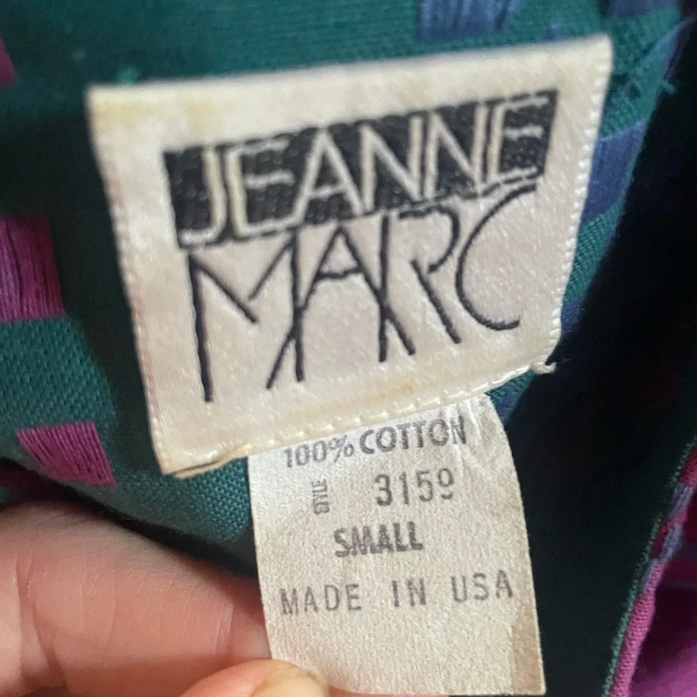 Vtg JEANNE MARC dress - Picture 4 of 4